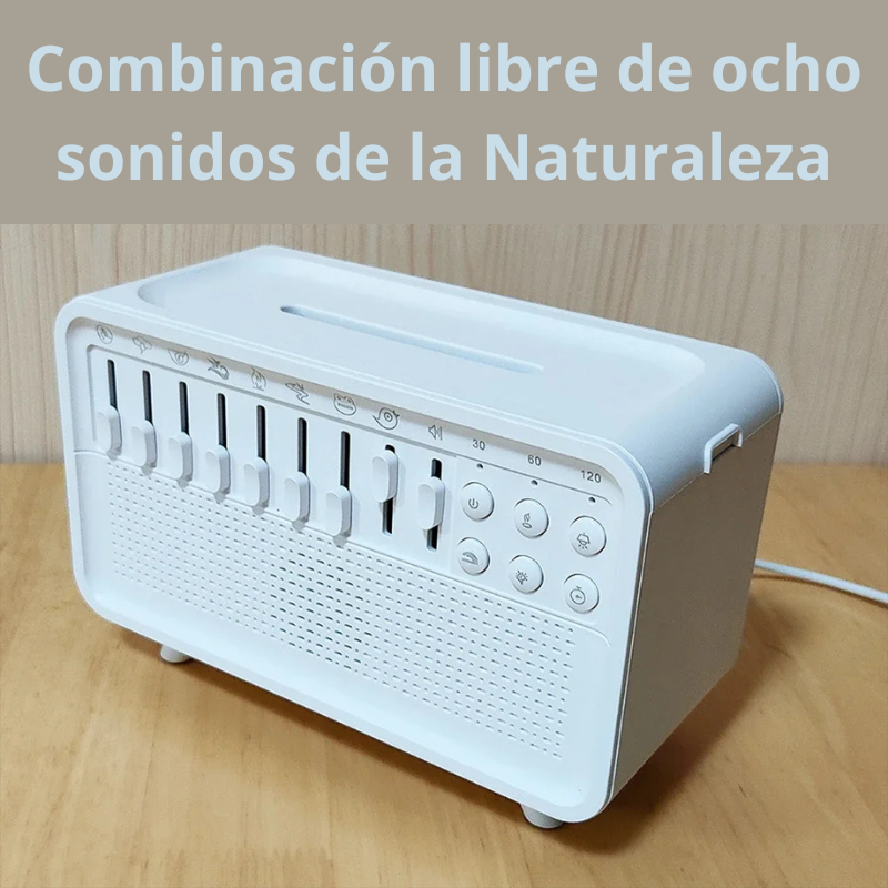 Humidificador Relajante con sonidos de la naturaleza Bluetooth