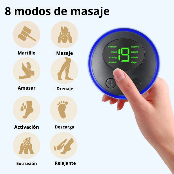 Mini Masajeador portátil para diferentes músculos del cuerpo
