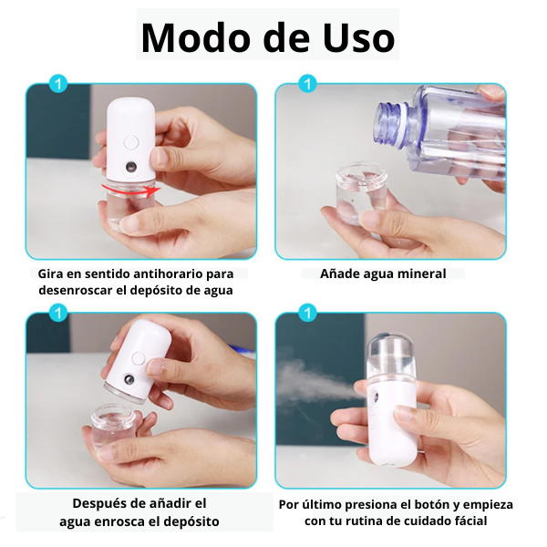 Nebulizador y Vaporizador Facial Hidratante