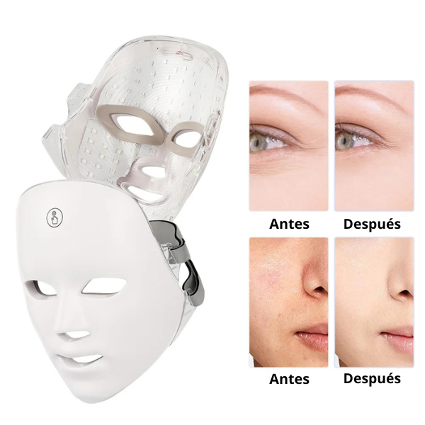 Máscara Facial y de Cuello Led Terapia