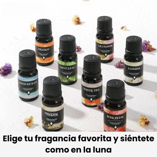 Aceites esenciales aromáticos para humidificador