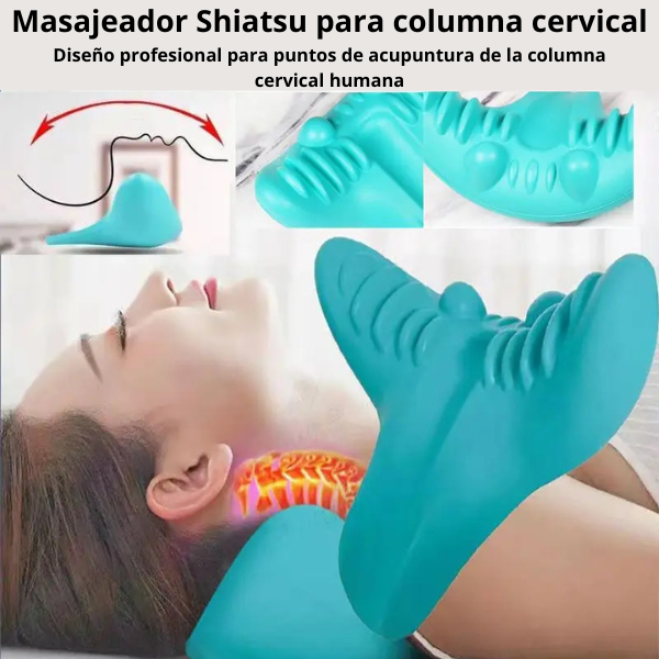 Almohada quiropráctica relajante para cuello y hombros
