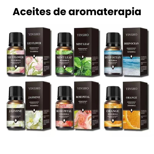 Aceites esenciales aromáticos para humidificador