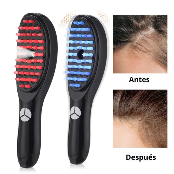 Peine eléctrico masajeador con vibración para el crecimiento del cabello