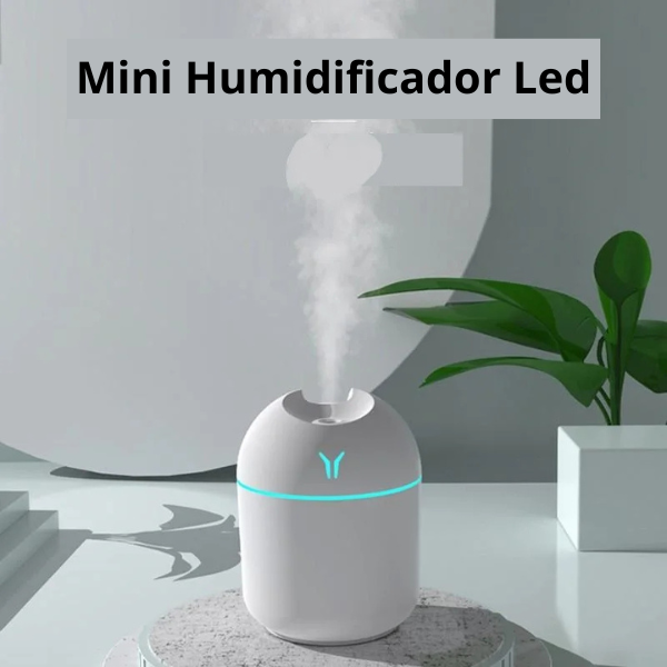 Mini humidificador Led USB 250ml