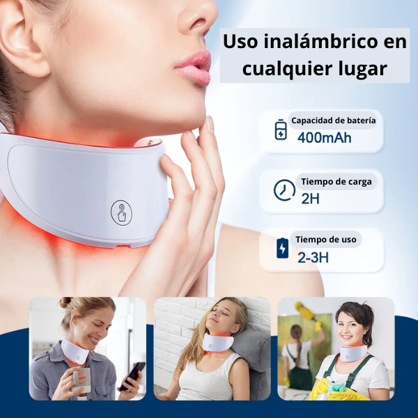 Máscara Facial y de Cuello Led Terapia