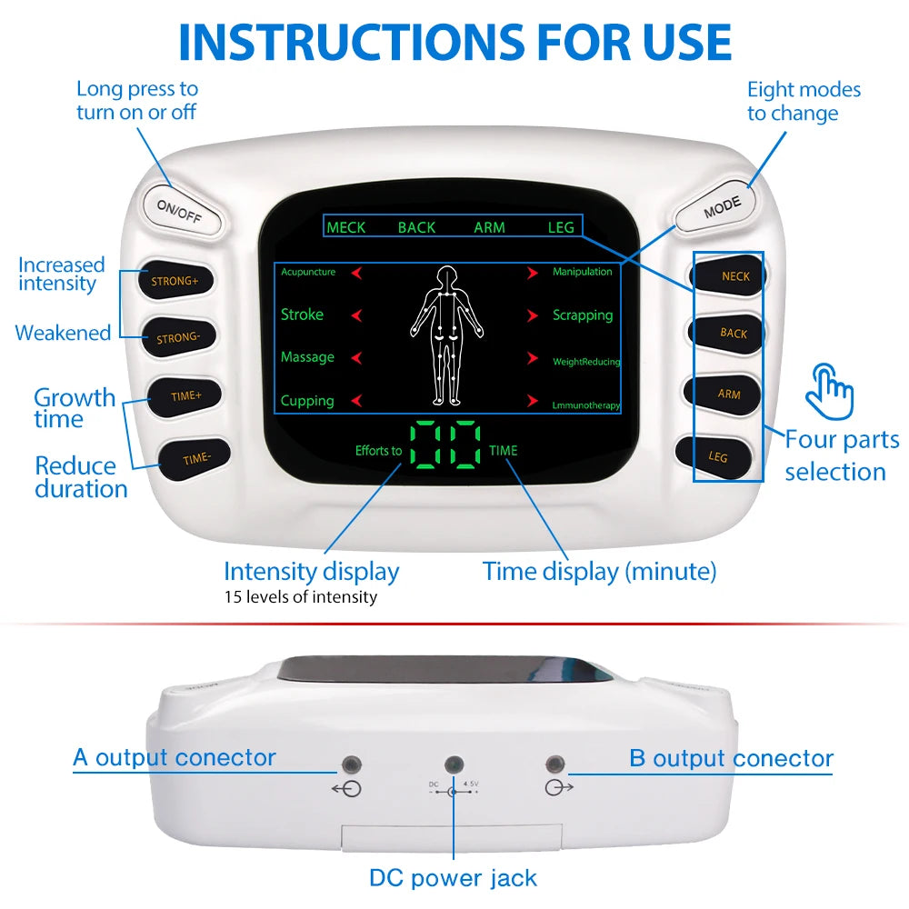 Electro-estimulador Muscular y Fisio Terapia Compex