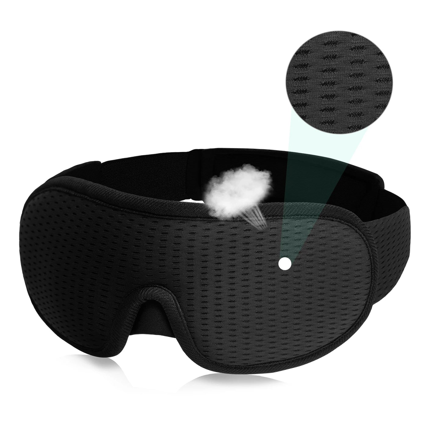 Máscara para dormir 3D acolchada