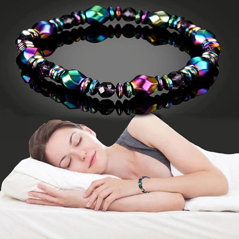 Pulsera de Obsidiana y Fluorita