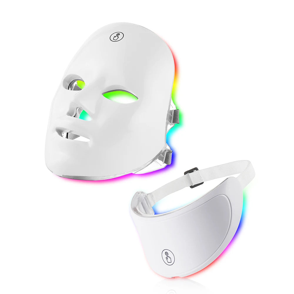 Máscara Facial y de Cuello Led Terapia