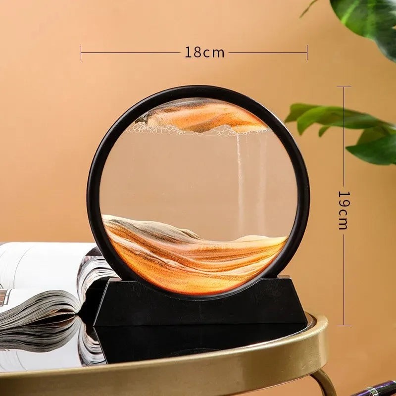 Reloj de arena movediza 3D