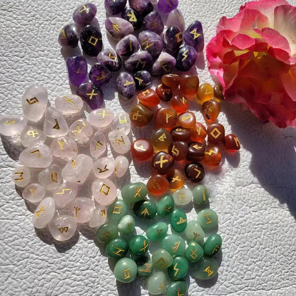 Runas de piedra 100% naturales (Energía, Adivinación)