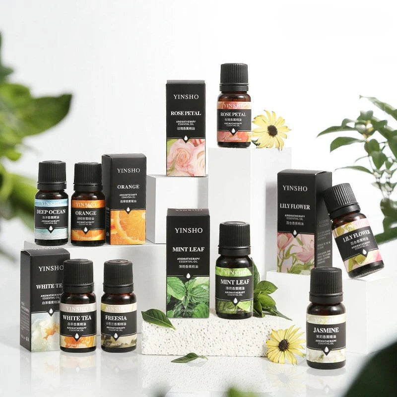 Aceites esenciales aromáticos para humidificador