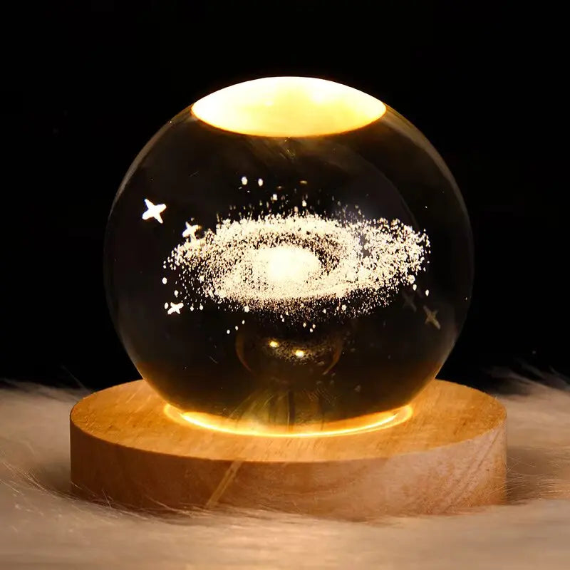 Bola de cristal Led luminosa USB (Espacio)