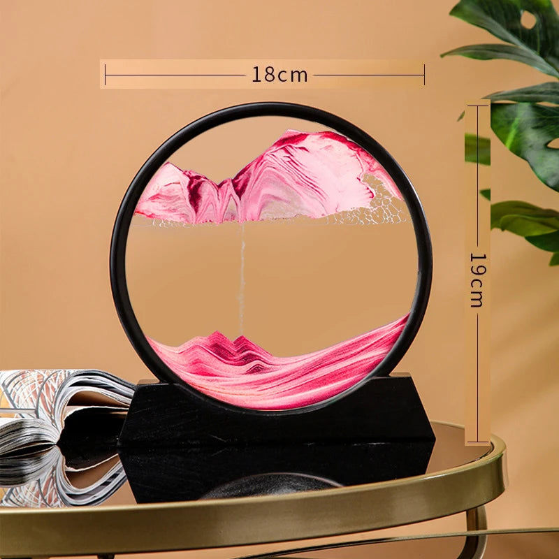 Reloj de arena movediza 3D