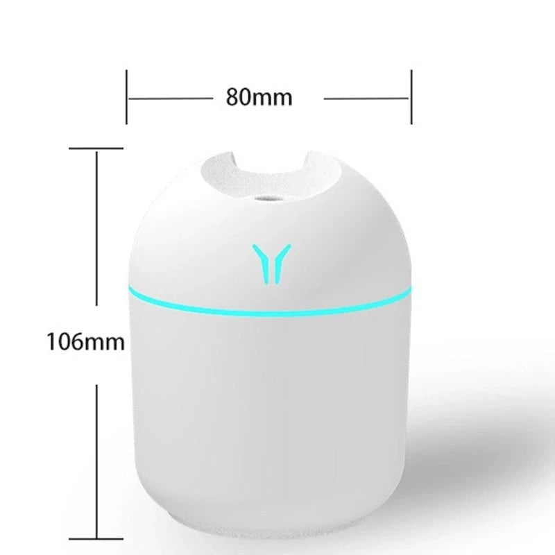 Mini humidificador Led USB 250ml