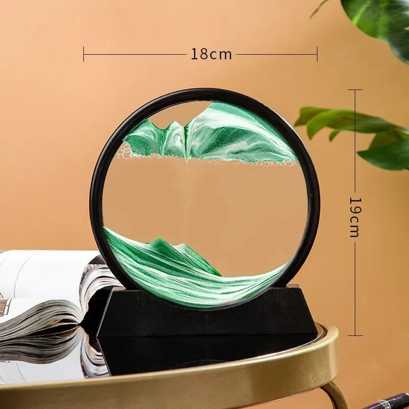 Reloj de arena movediza 3D
