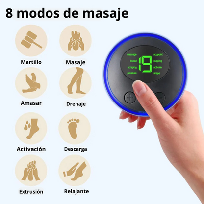 Mini Masajeador portátil para diferentes músculos del cuerpo