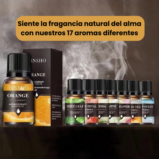 Aceites esenciales aromáticos para humidificador