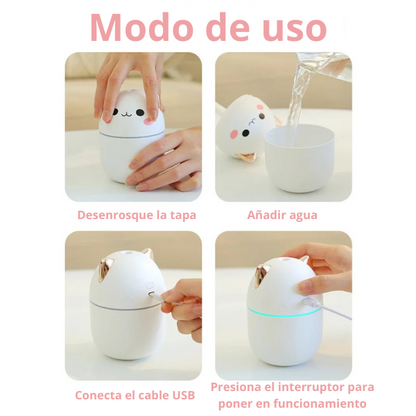 Mini Humidificador y Purificador de Aire