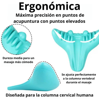 Almohada quiropráctica relajante para cuello y hombros