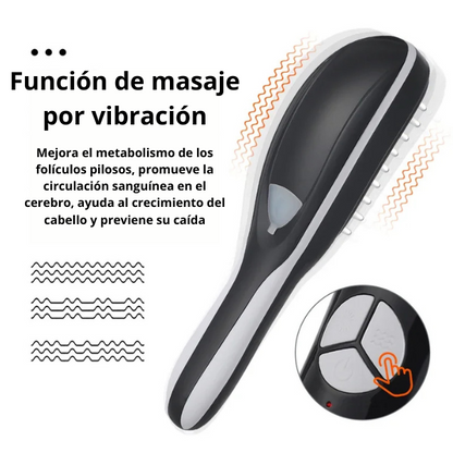 Peine eléctrico masajeador con vibración para el crecimiento del cabello