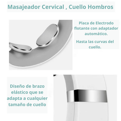 Masajeador Cervical Portátil (Cuello, Hombros)