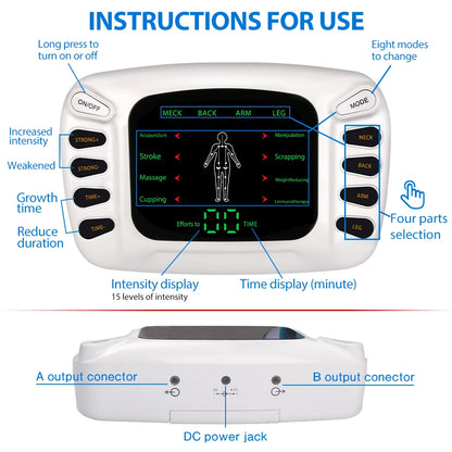 Electro-estimulador Muscular y Fisio Terapia Compex