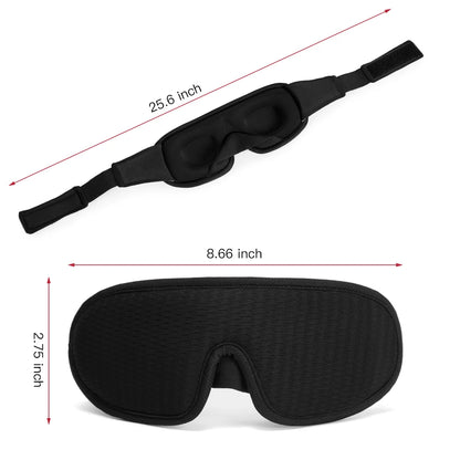 Máscara para dormir 3D acolchada
