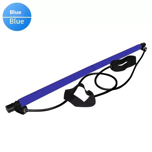 Barra con cuerdas elásticas para hacer ejercicio (Pilates, Yoga)