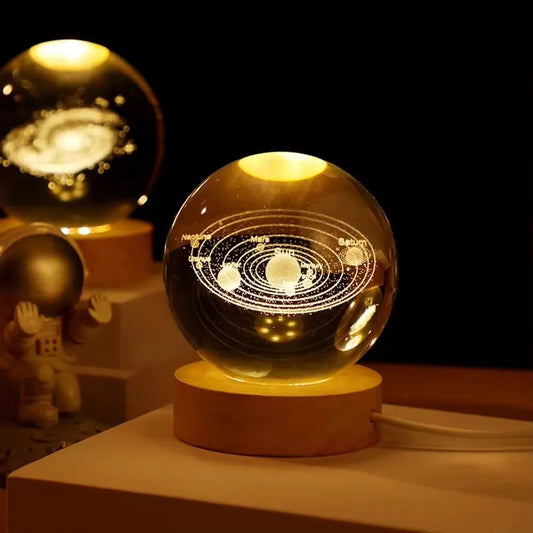 Bola de cristal Led luminosa USB (Espacio)