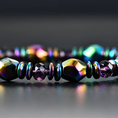Pulsera de Obsidiana y Fluorita