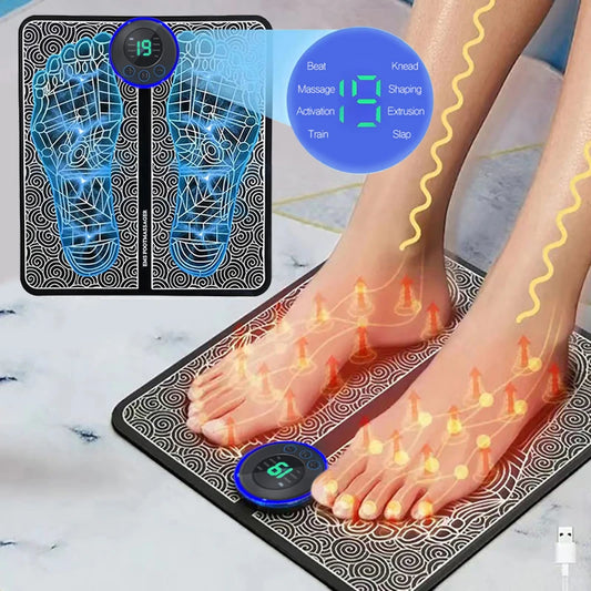 Masajeador de pies por electroestimulación