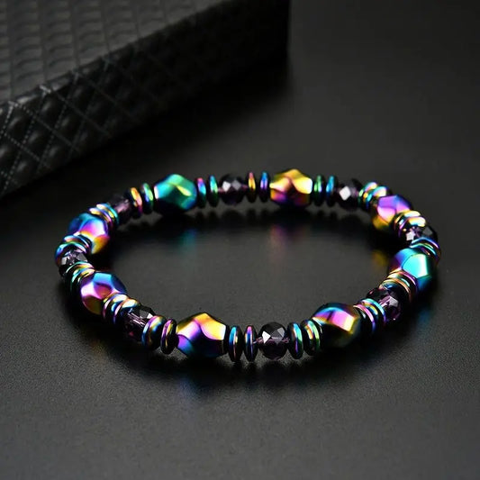 Pulsera de Obsidiana y Fluorita