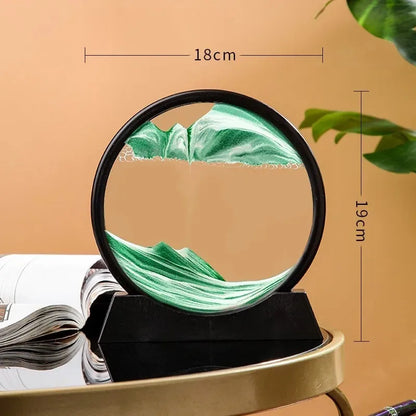Reloj de arena movediza 3D