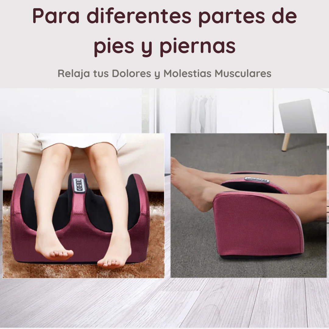Masajeador Eléctrico de Pies con terapia de calor y compresión