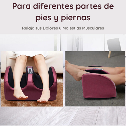 Masajeador Eléctrico de Pies con terapia de calor y compresión