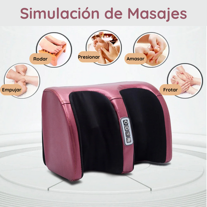 Masajeador Eléctrico de Pies con terapia de calor y compresión