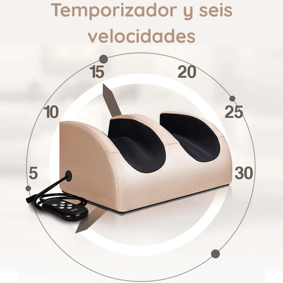 Masajeador Eléctrico de Pies con terapia de calor y compresión