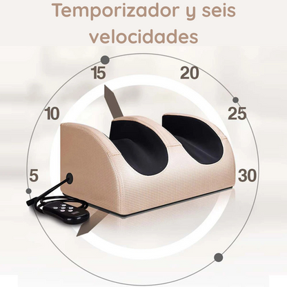 Masajeador Eléctrico de Pies con terapia de calor y compresión