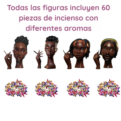Escultura Afro de Incienso